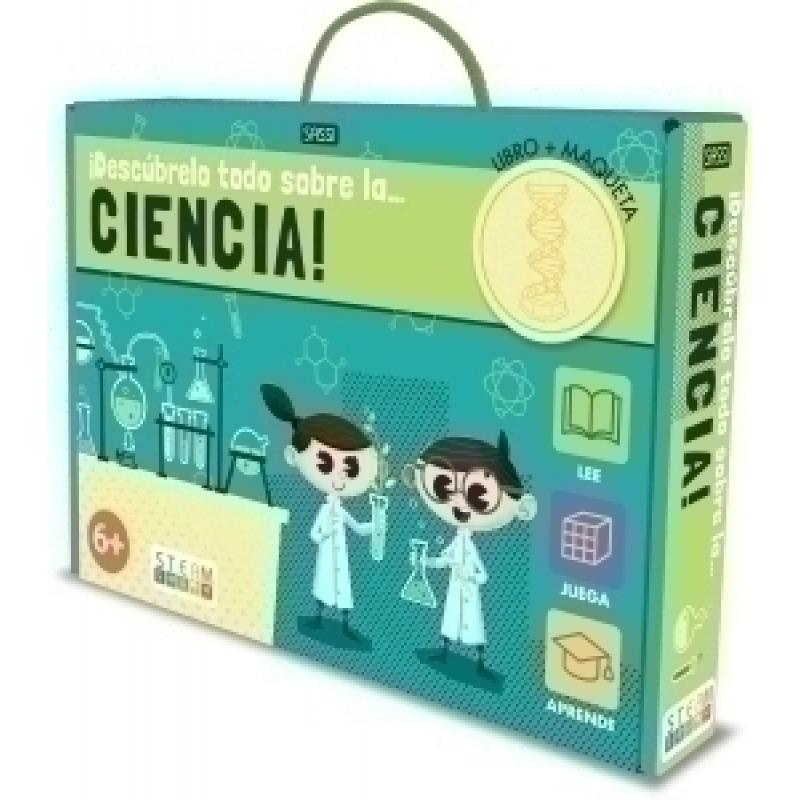 puzle-3d-y-libro-sassi-manolito-books-descubrelo-todo-sobre-la-ciencia-28-piezas-6-anos