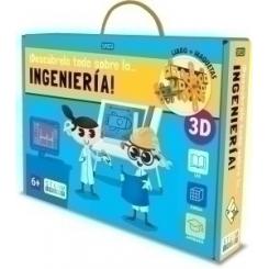 Puzle 3D Y Libro Sassi Manolito Books Descubrelo Todo Sobre La Ingenieria 92 Piezas (+6 Años)