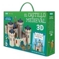 Puzle 3D Y Libro Sassi Manolito Books El Castillo Medieval 3D 89 Piezas (+6 Años)