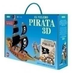 Puzle 3D Y Libro Sassi Manolito Books El Velero Pirata 3D 76 Piezas (+6 Años)