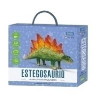 Puzle 3D Y Libro Sassi Manolito Books Estegosaurio 3D 46 Piezas (+6 Años)