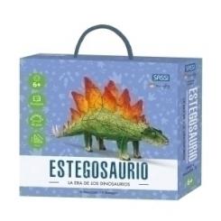 Puzle 3D Y Libro Sassi Manolito Books Estegosaurio 3D 46 Piezas (+6 Años)