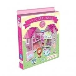 Puzle 3D Y Libro Sassi Manolito Books La Meva Casa De Nines 3D- Catalan 43 Piezas (+3 Años)