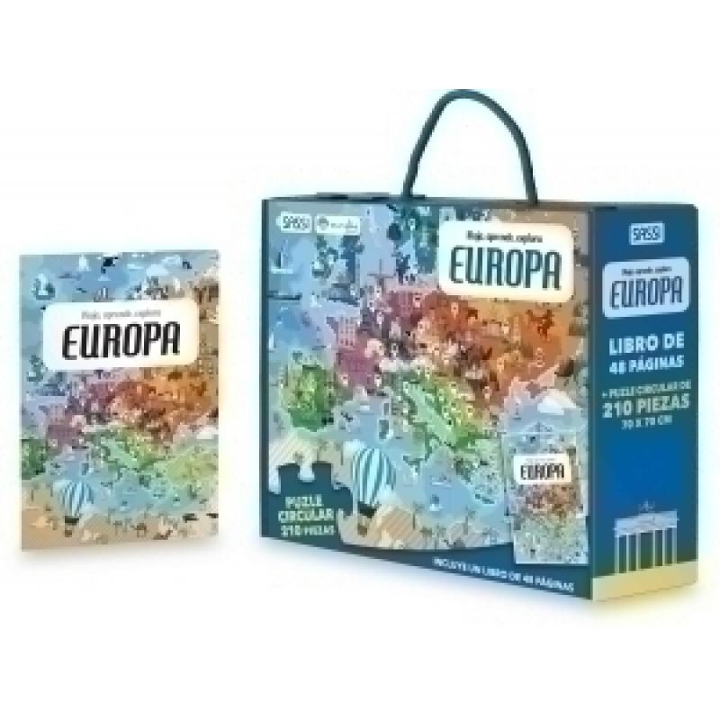 puzle-sassi-manolito-books-europa-210-piezas-6-anos