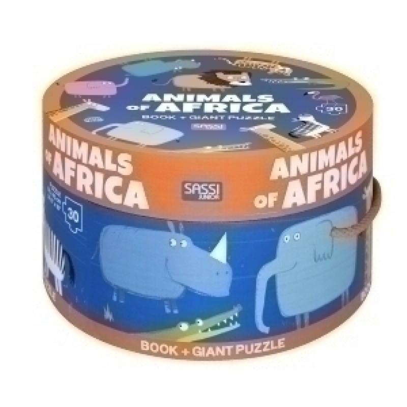 puzle-y-libro-sassi-manolito-books-animales-de-africa-30-piezas-3-anos