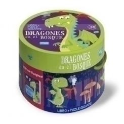 Puzle Y Libro Sassi Manolito Books Dragones En El Bosque  30 Piezas (+3 Años)