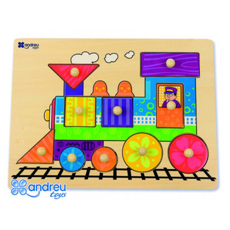 puzzle-andreutoys-madera-tren-10-piezas