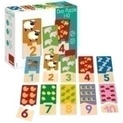 Puzzle Goula Duo Puzzle 1-10 20 Piezas