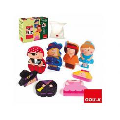 Puzzle GOULA infantil personajes magneticos