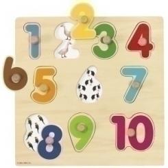 Puzzle GOULA Silueta Numeros 10 Piezas