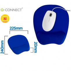 Q-CONNECT ALFOMBRILLA RATON REPOSAMU ECAS