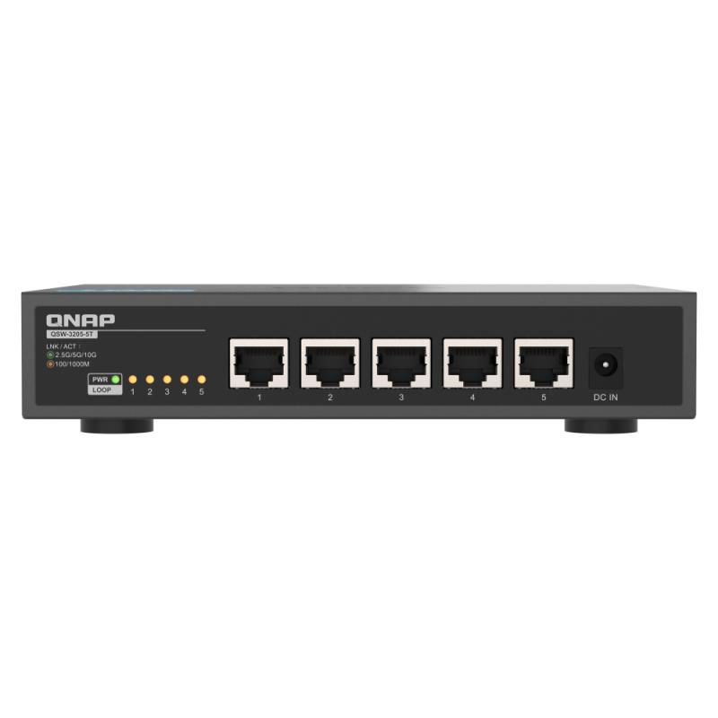 qnap-qsw-3205-5t-switch-no-administrado-10g-ethernet-100-1000-10000-escritorio-negro