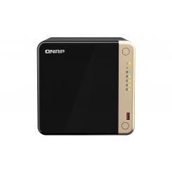 QNAP TS-464 NAS Torre Intel® Celeron® N5095 8 GB DDR4 32 TB Unidad de disco duro QNAP Turbo System Negro, Oro