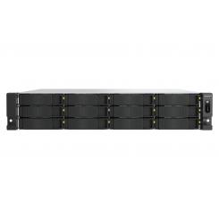 QNAP TS-H1277AXU-RP NAS Bastidor (2U) Intel Xeon E E-2136 16 GB DDR4 168 TB Unidad de disco duro QuTS hero Negro
