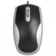Raton con Cable Plus Optico Negro-gris