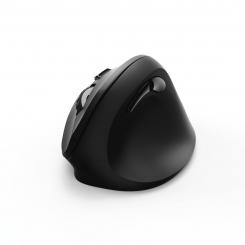 Hama Ratón EMW-500 ergonómico, ratón ergonómico inalámbrico, 6 botones, color negro.