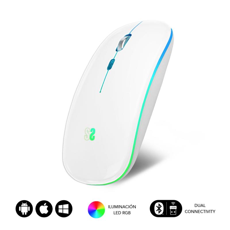raton-inalambrico-bluetooth-rf-rgb-led-dual-flat-mouse-white