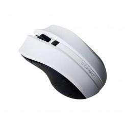Raton Q-CONNECT optico inalambrico 1000 dpi receptor usb 2,4 ghz blanco