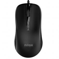 Nilox RATÓN USB CON CABLE, NEGRO - NILOX