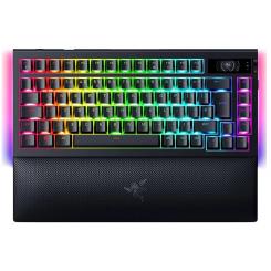 Razer BlackWidow V4 Pro teclado Juego USB + RF Wireless + Bluetooth QWERTY Internacional de EE.UU. Negro