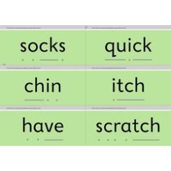 READ WRITE INC:FRESH START MODULE GREEN WORD CARDS OXFORD UNIVERSITY PRESS