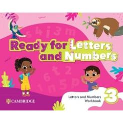 READY, SET, GROW! LEVEL 3 LETTERS AND NUMBERS WORKBOOK AMERICAN ENGLISH CAMBRIDGE