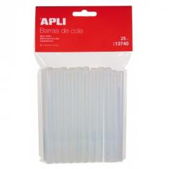 Recambio APLI Barras de cola 7,5mmx10Cm 25U.
