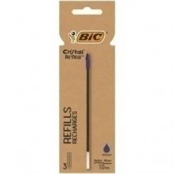 Recambio BIC  Boligrafo Renew Azul Pack De 3
