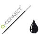 Recambio Boligrafo Extensible Q-CONNECT KF00233 Negro