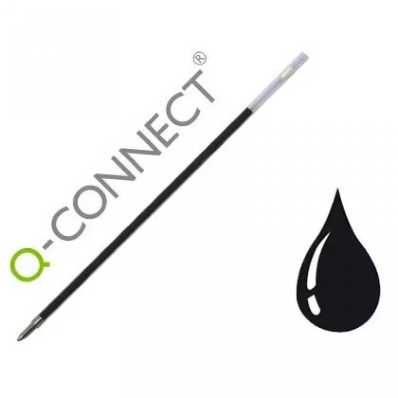 Recambio Boligrafo Extensible Q-CONNECT KF00233 Negro