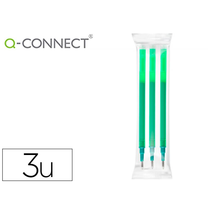 recambio-boligrafo-q-connect-retractil-kf11060-borrable-verde-caja-de-3-unidades