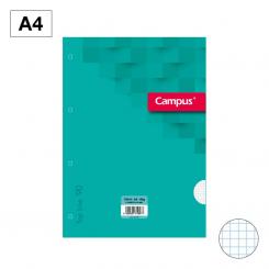 Recambio Campus A4 100H 90G 4 Taladros Cuadriculado CN4