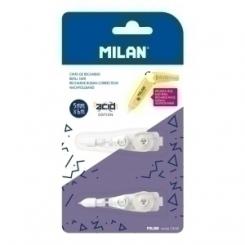Recambio Corrector Cinta Milan C/Pulsador 5 Mm X 6 M Blister De 2