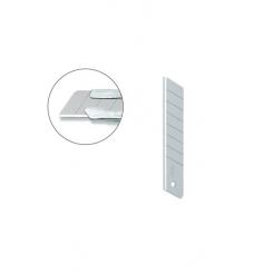 Recambio cuchilla cutter olfa ancho 18 mm para cuter l-1 blister de 10 unidades