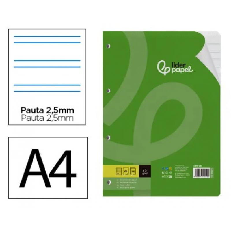 recambio-liderpapel-a4-100-hojas-75gr-pauta-5-25mm-c-margen-4-taladros
