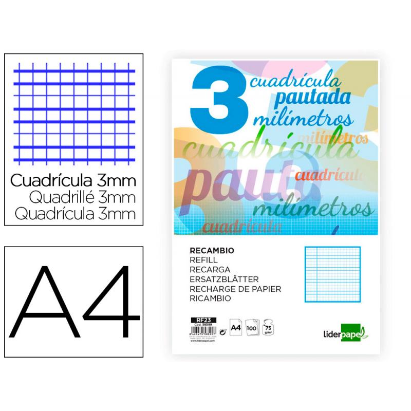 recambio-liderpapel-a4-pautaguia-100-hojas-75-g-cuadriculado-pautado-3-mm-con-margen-4-taladros