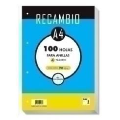 Recambio PACSA A4 100H 4 Tal. Cd.4