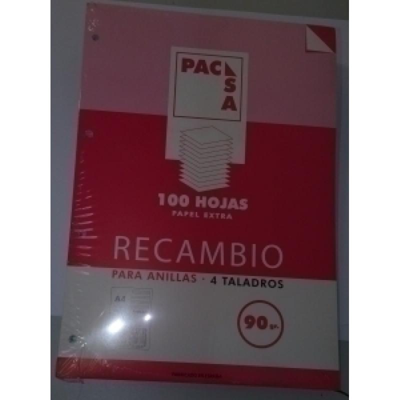 recambio-pacsa-a4-100h-90g-4-tal-pt25