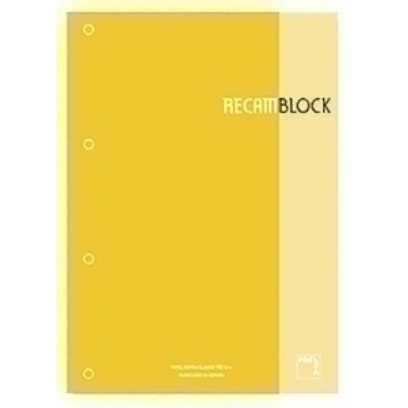 recambio-pacsa-a4-80h-4-tal-cd5-amaril