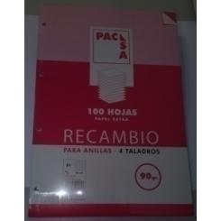Recambio PACSA Fº 100H 90G 4 Tal. Cd.4