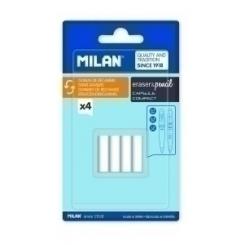 Recambio Para Portaminas Goma De Borrar Milan Capsule 2B (Blister De 4)