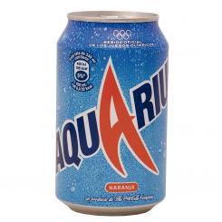 Refresco Aquarius Naranja Bote 330Cc