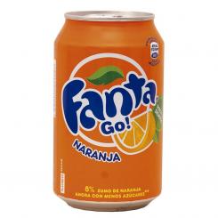 Refresco Fanta Naranja Bote 330Cc