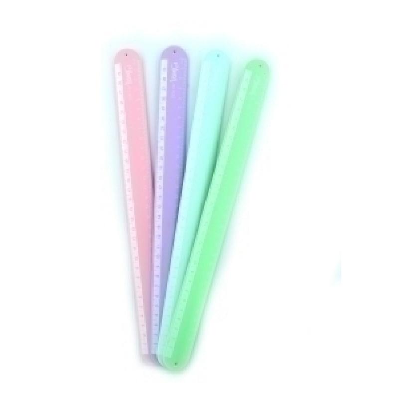 regla-blush-silicona-30cm-enrollable-colores-surtido-bolsa-de-12