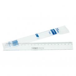 Regla Campus Plastico 20Cm