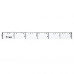 Regla Campus Plastico 30 Cm