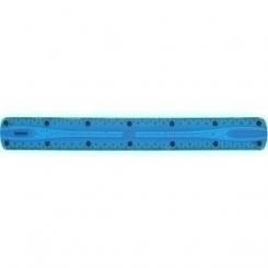 Regla CENTRUM Flexible 30 Cm Azul