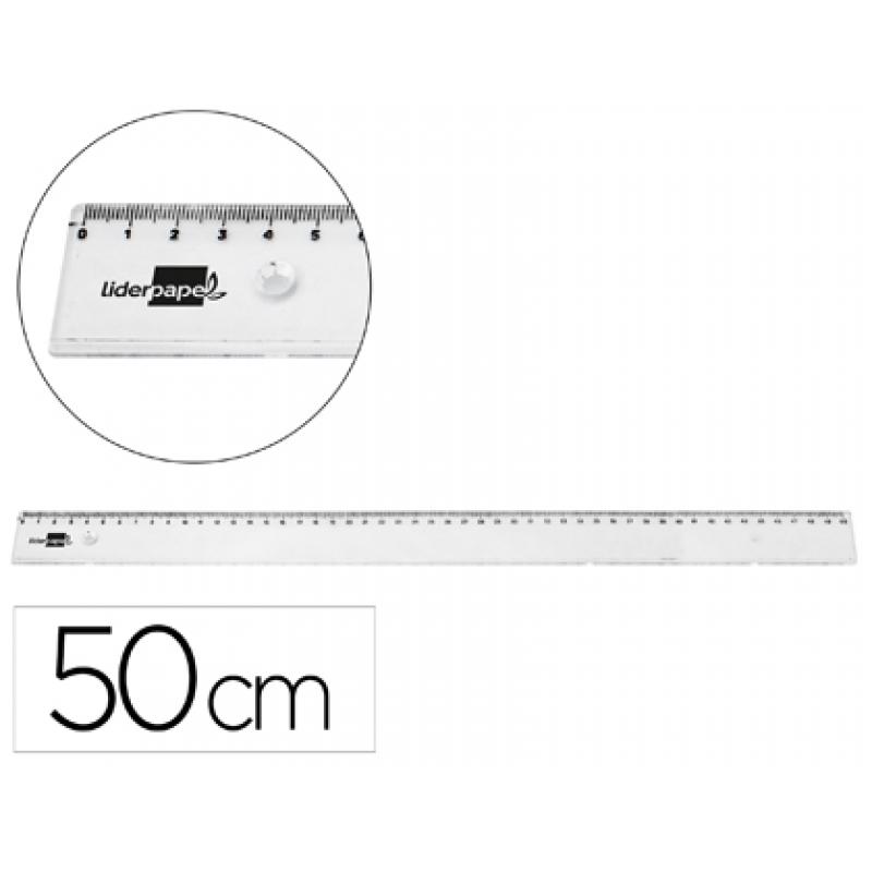 regla-liderpapel-plastico-irrompible-transparente-50-cm