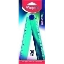 Regla MAPED Nightfall 30 Cms Plegable