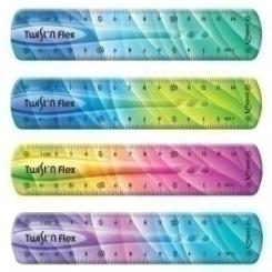 Regla MAPED Twist&Flex 15Cm Decorada